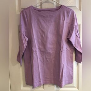 L. L. Bean Women’s Round Neck Shirt, Size Medium